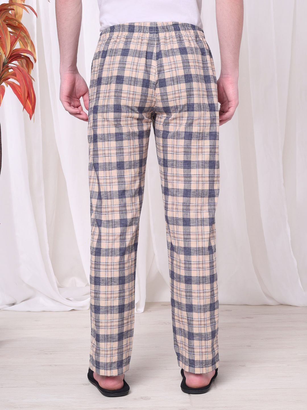 URBAN SCOTTISH Men's Cotton Pyjama Regular Fit with Side Pockets