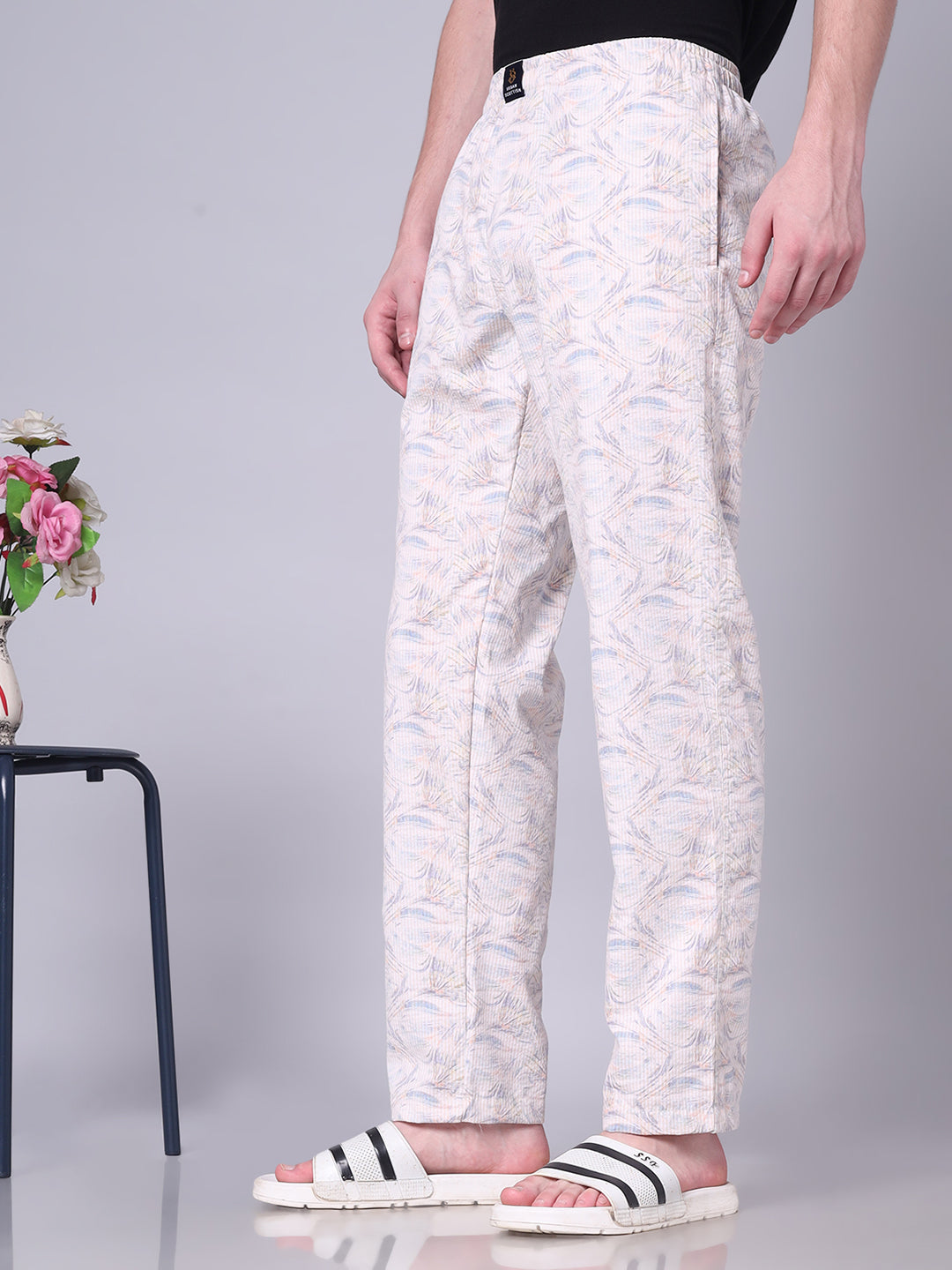 URBAN SCOTTISH Men's Cotton Pyjama Regular Fit with Side Pockets