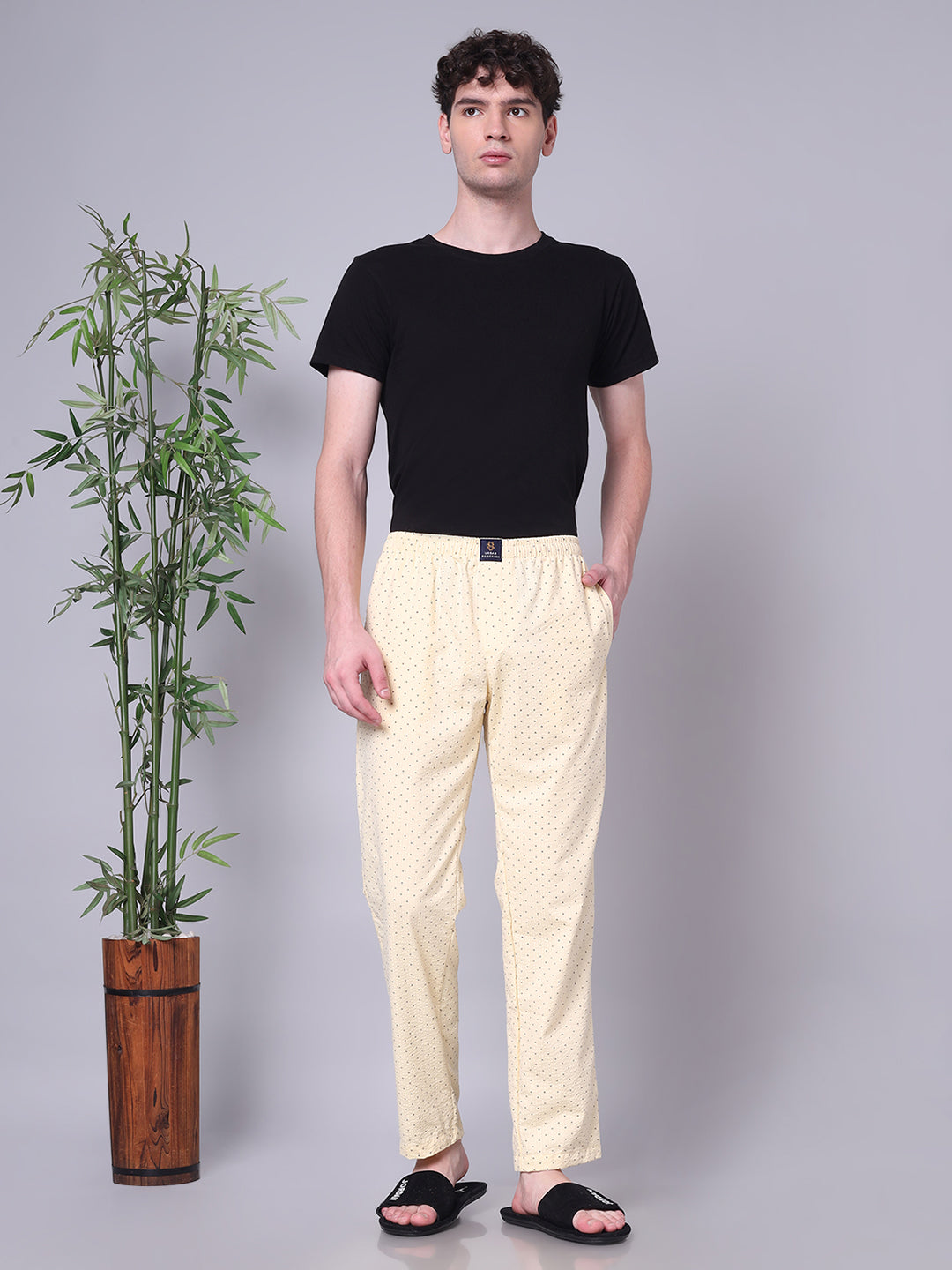 URBAN SCOTTISH Men's Cotton Pyjama Regular Fit with Side Pockets