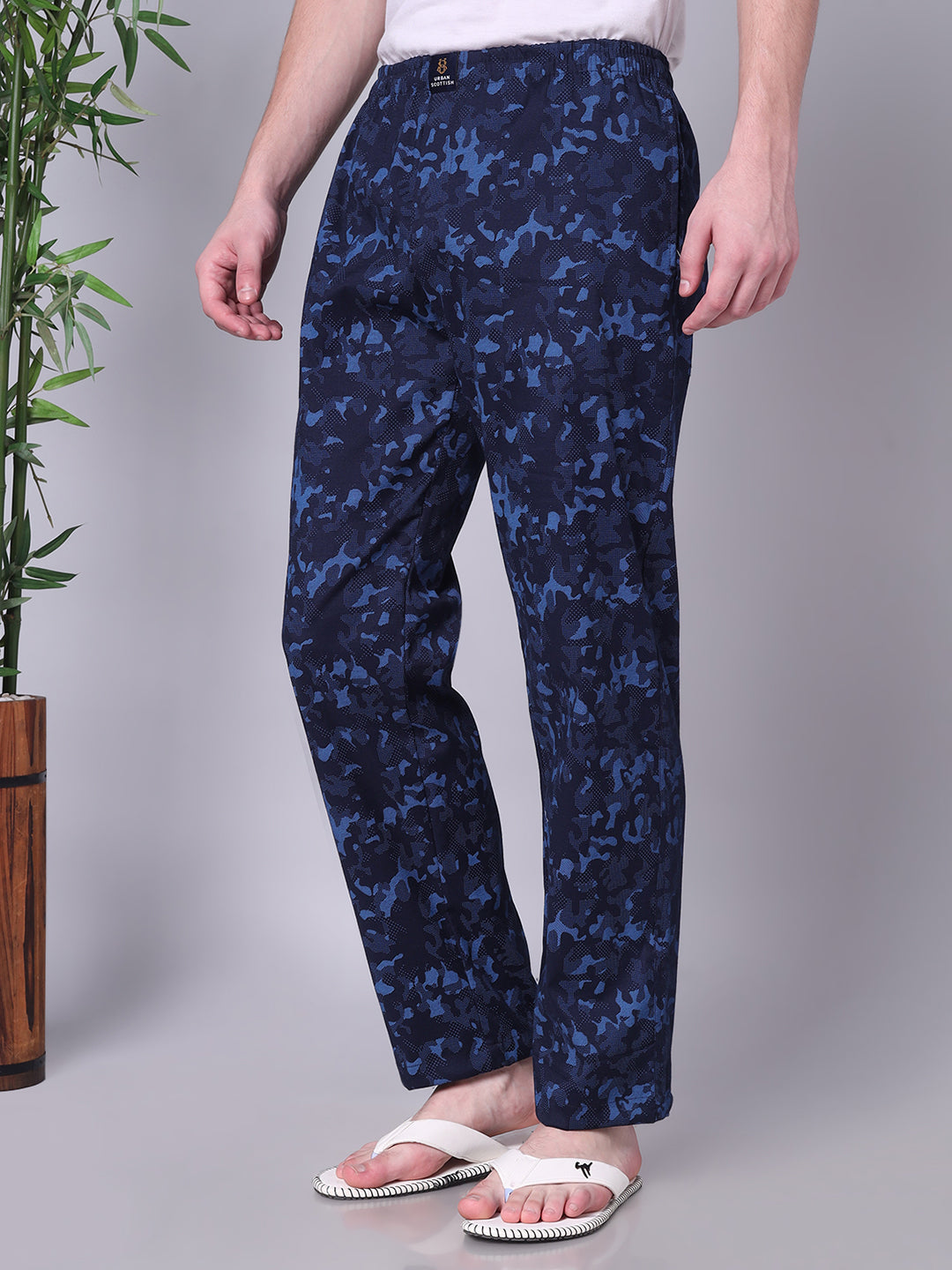 URBAN SCOTTISH Men's Cotton Pyjama Regular Fit with Side Pockets