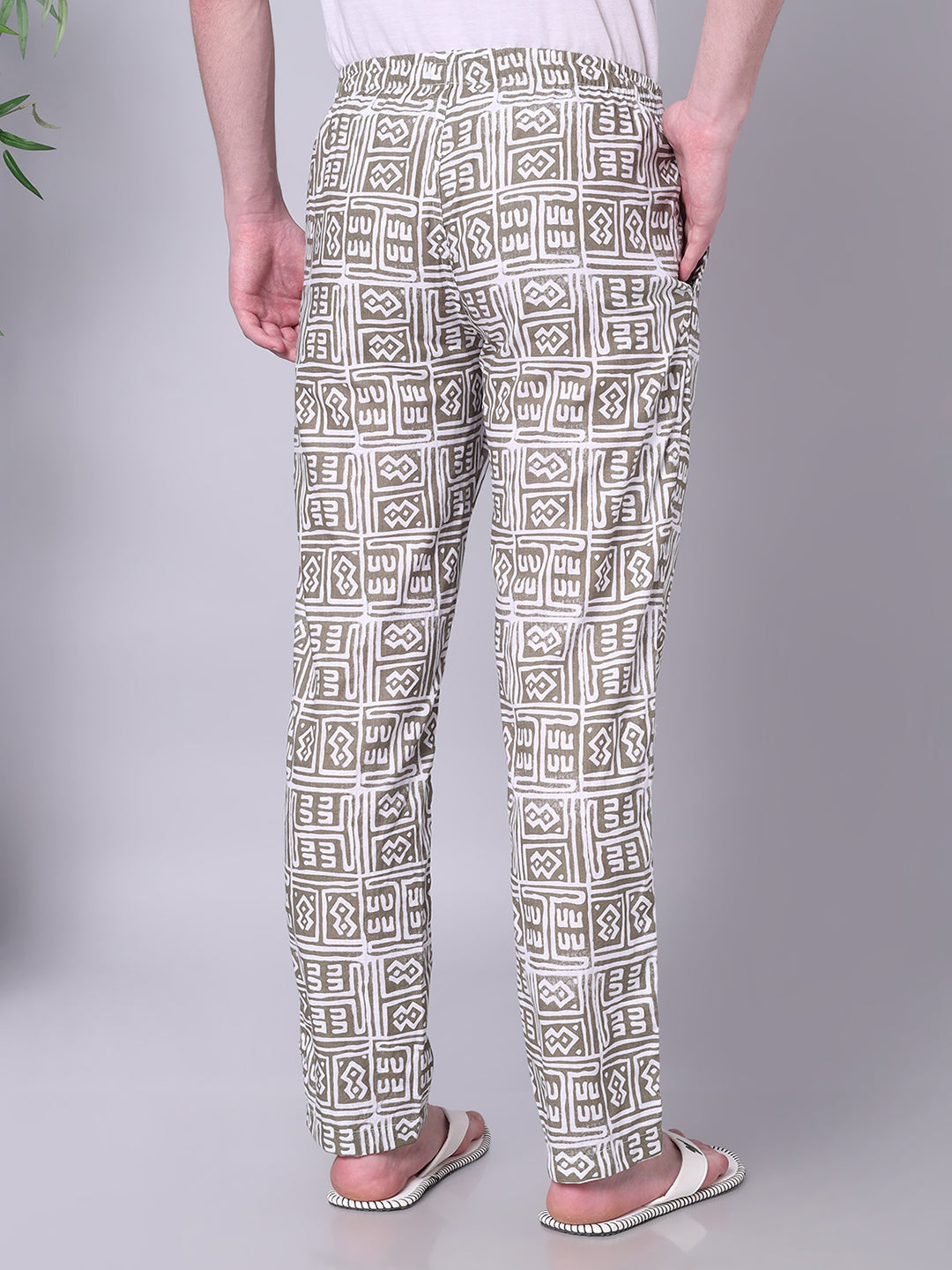 URBAN SCOTTISH Men's Cotton Pyjama Regular Fit with Side Pockets