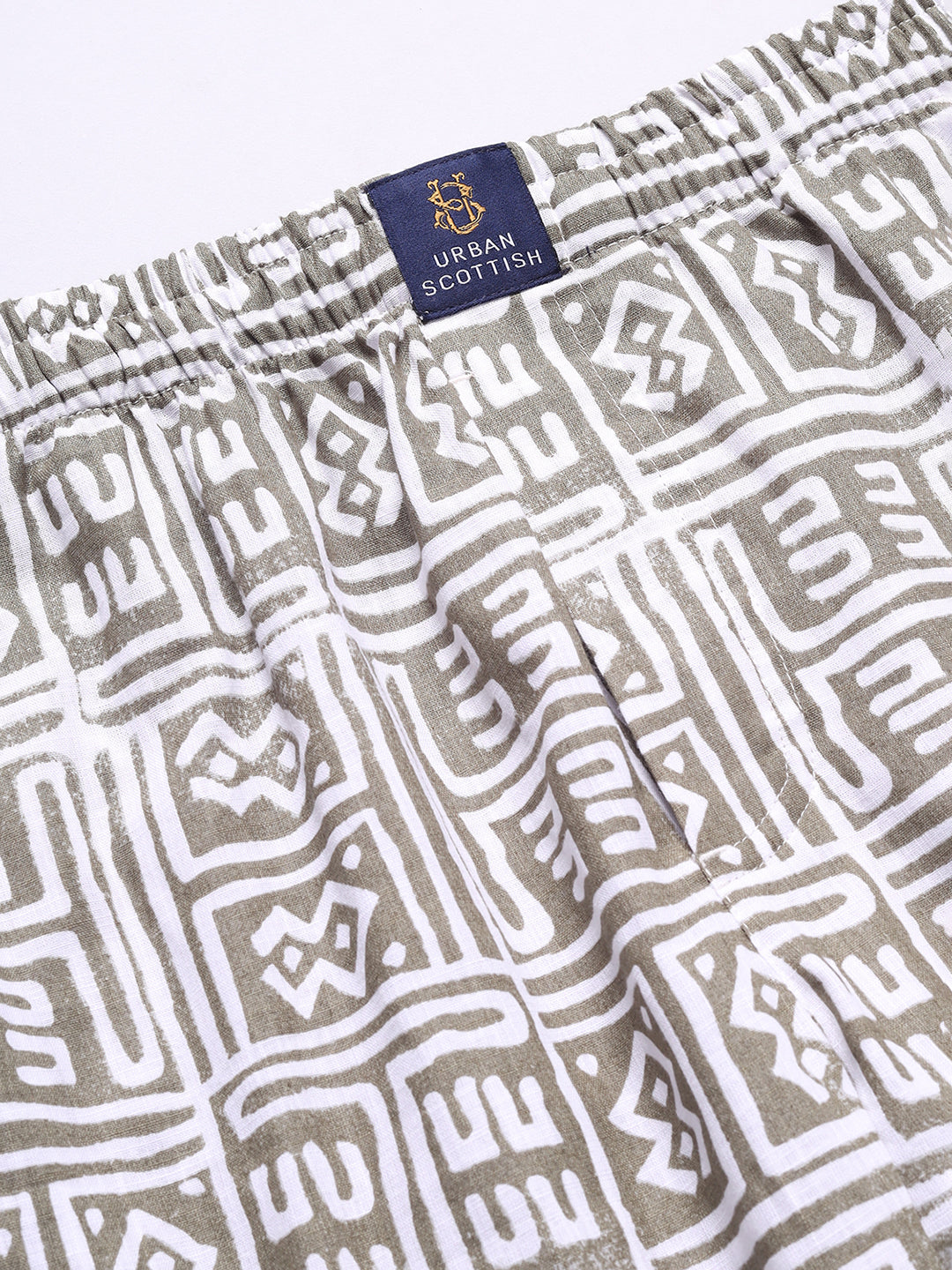URBAN SCOTTISH Men's Cotton Pyjama Regular Fit with Side Pockets