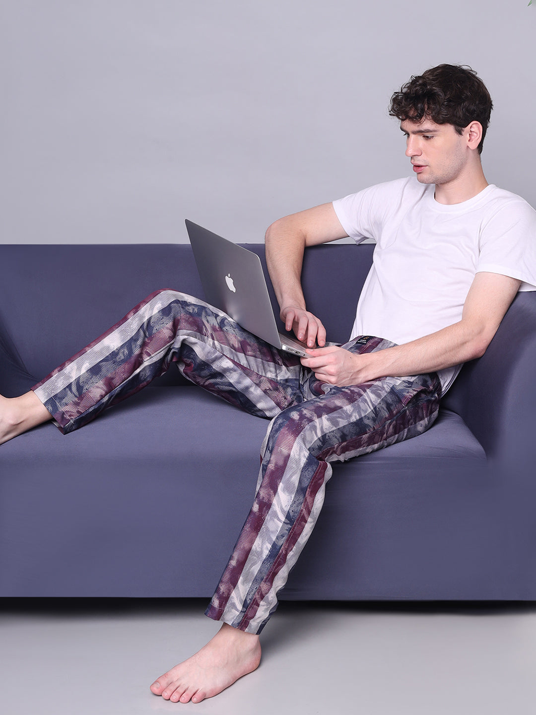 URBAN SCOTTISH Men's Cotton Pyjama Regular Fit with Side Pockets