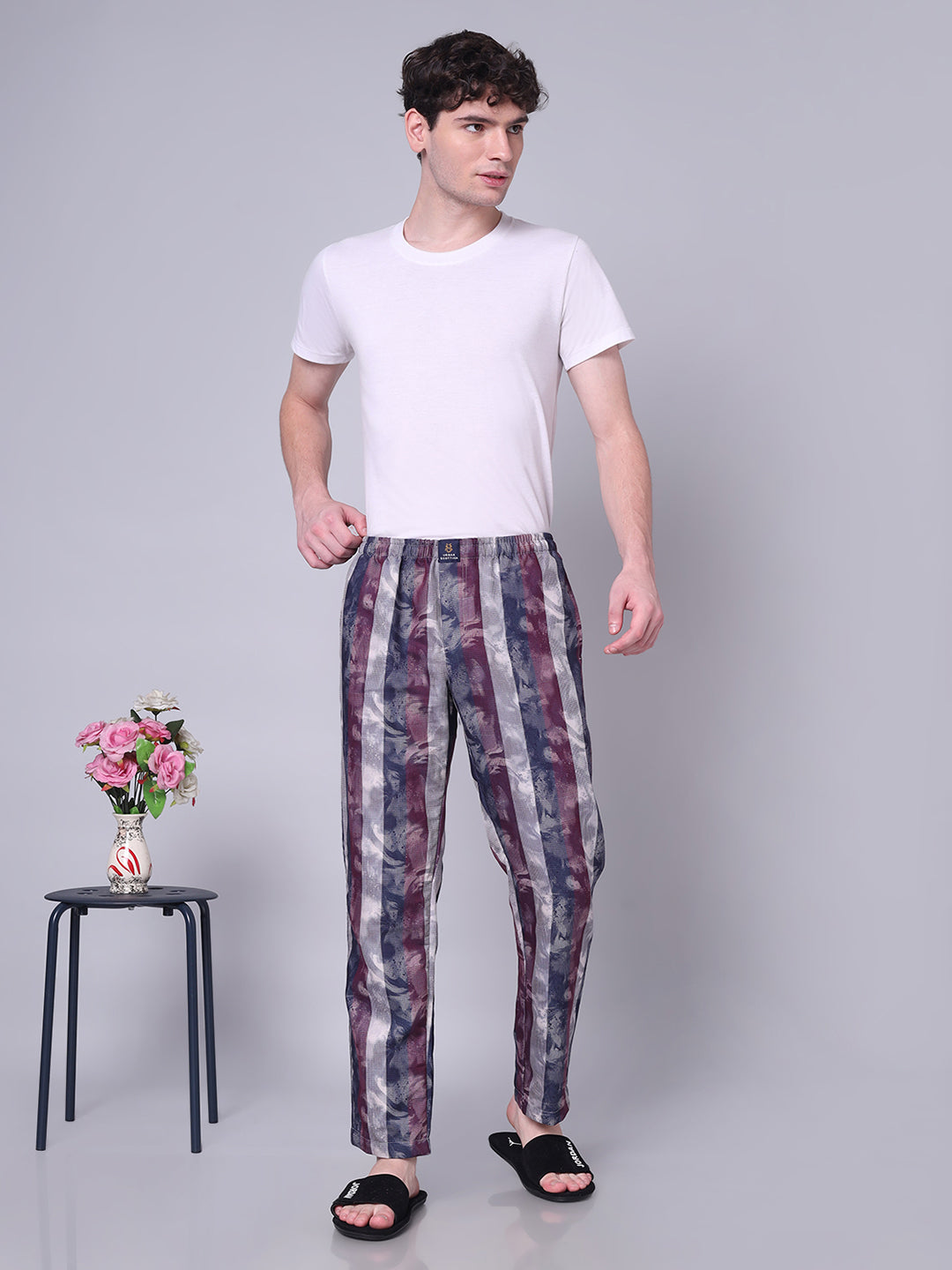 URBAN SCOTTISH Men's Cotton Pyjama Regular Fit with Side Pockets