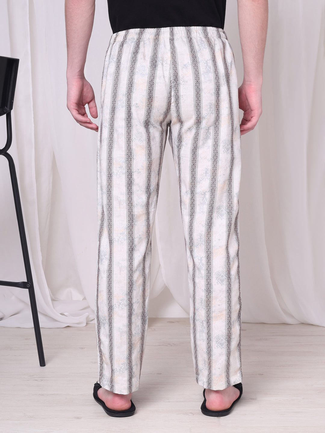 URBAN SCOTTISH Men's Cotton Pyjama Regular Fit with Side Pockets