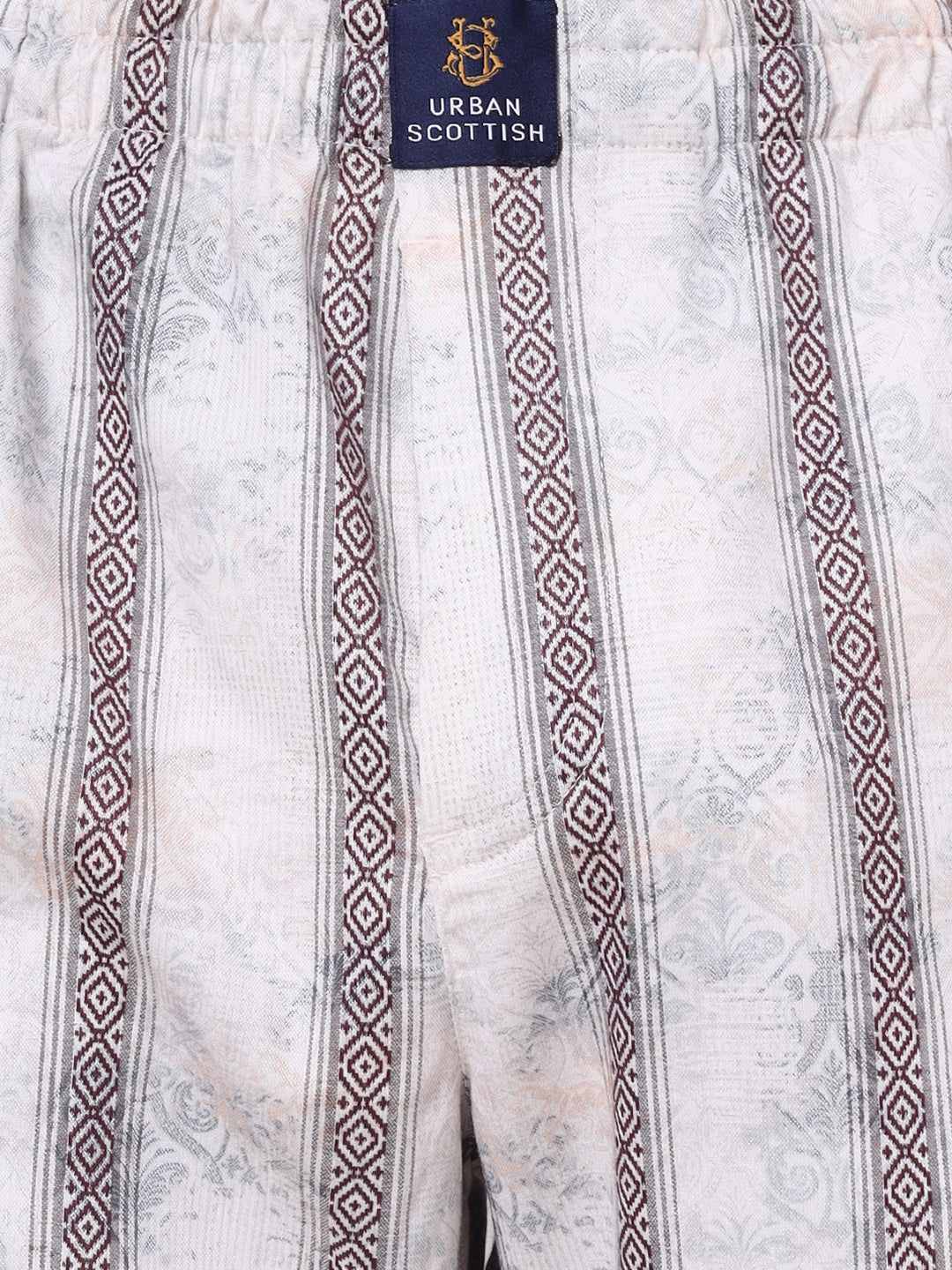 URBAN SCOTTISH Men's Cotton Pyjama Regular Fit with Side Pockets