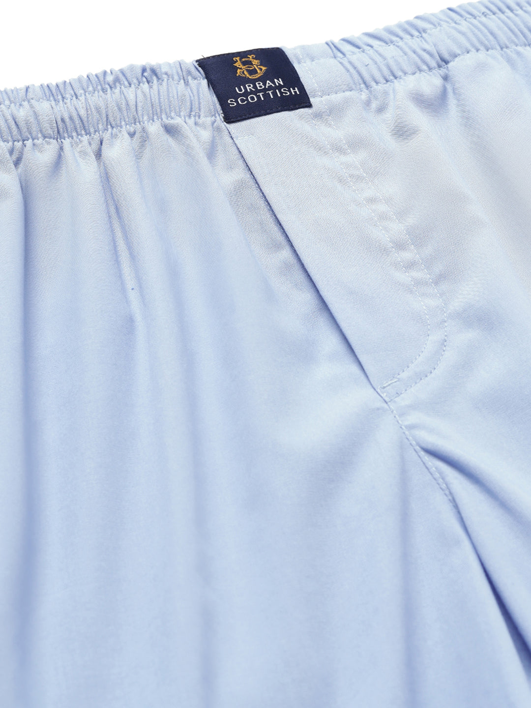 Men's Cotton Blue Pyjama Regular Fit with Side Pockets