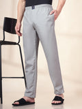 Men's Cotton Grey Pyjama Regular Fit with Side Pockets